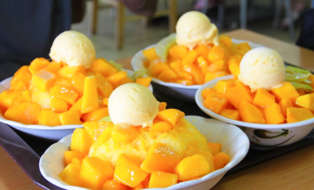 mango shaved ice